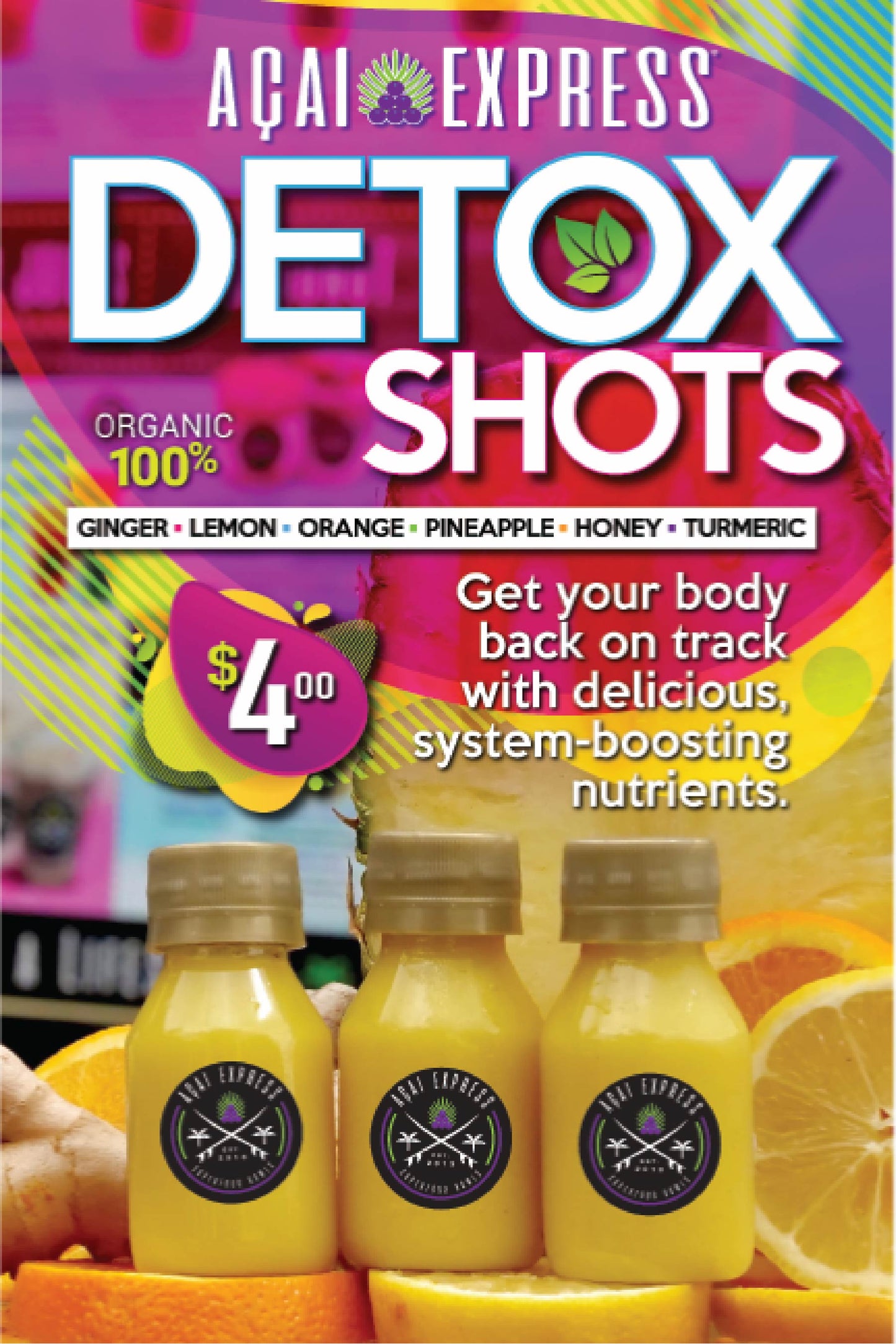 DETOX SHOTS POP SIGN