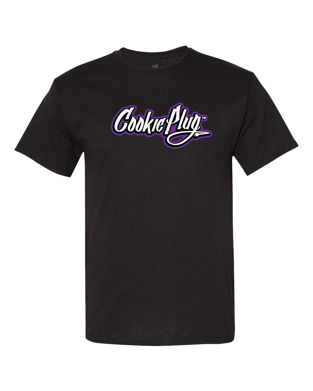 PURPLE LOGO COOKIE PLUG EMPLOYEE T-SHIRTS