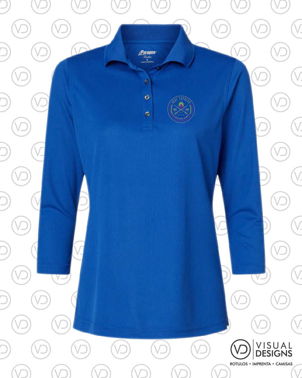 Women's Three-Quarter Sleeve Polo - 120