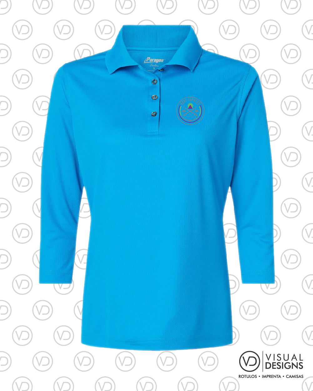 Women's Three-Quarter Sleeve Polo - 120