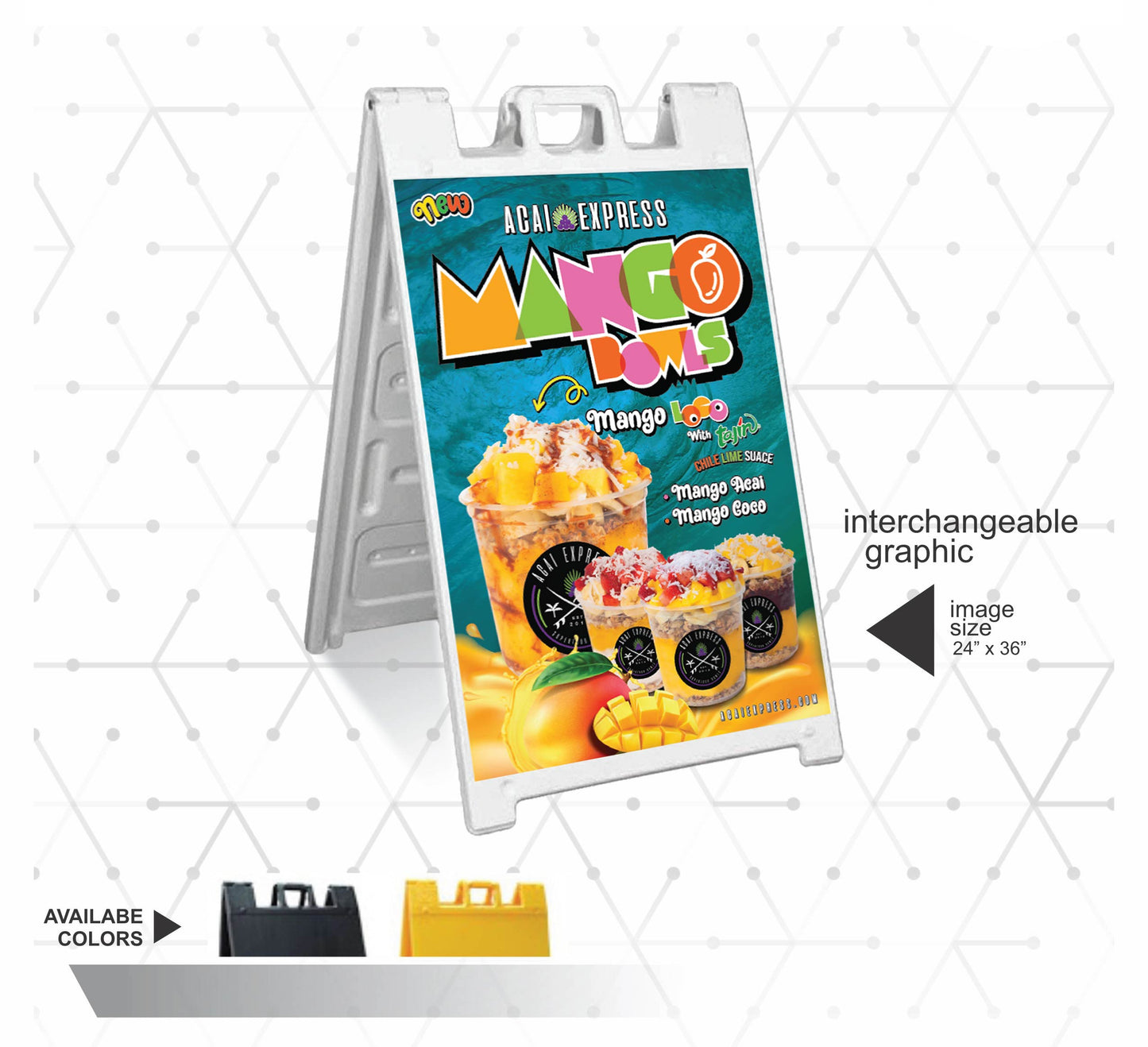 MANGO BOWLS POP SIGN