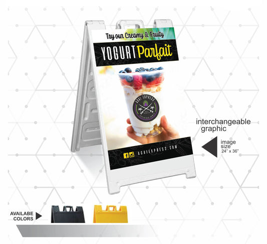 YOGURT PARFAIT POP SIGN