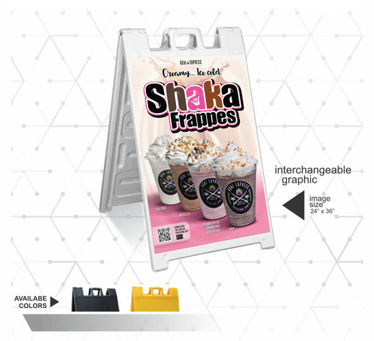 SHAKA FRAPPES POP SIGN