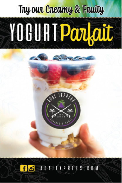 YOGURT PARFAIT POP SIGN