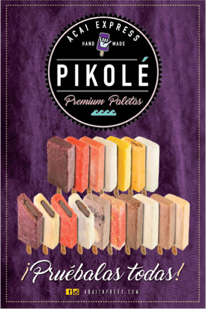PIKOLE PREMIUM PALETAS  POP SIGN V1