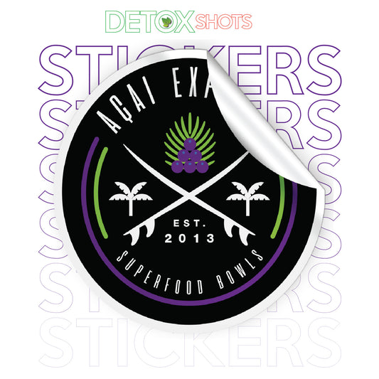 DETOX SHOT STICKERS      (54 ct)