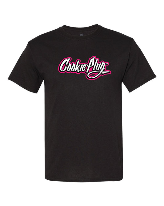 PINK LOGO COOKIE PLUG EMPLOYEE T-SHIRTS