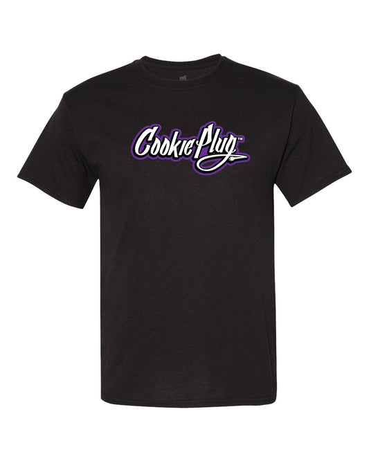 PURPLE LOGO COOKIE PLUG EMPLOYEE T-SHIRTS